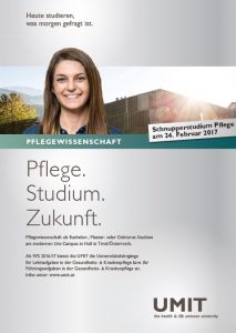 Programm Schnupperstudium Pflege (PDF)